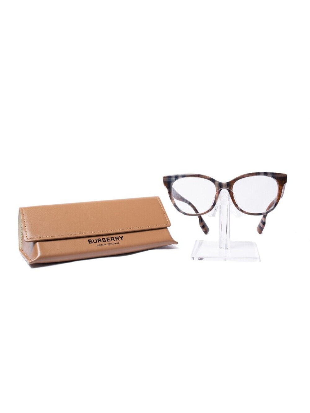Burberry Novacheck Blue Light Blockers Brown